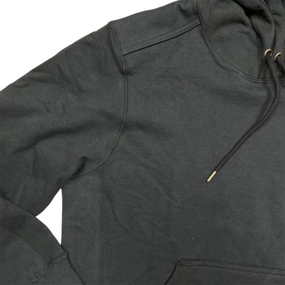 NWOT American Giant Men's Black Classic Pullover Hoodie L Cozy - Picture 3 of 7